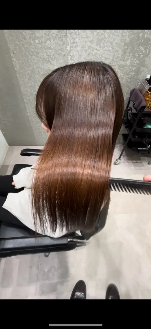 ミディアム カラー アクアカラー 髪質改善 トリートメント カット ヘアカラー トリートメント 髪質改善ヘアケア 艶髪特化/上田のヘアスタイル
