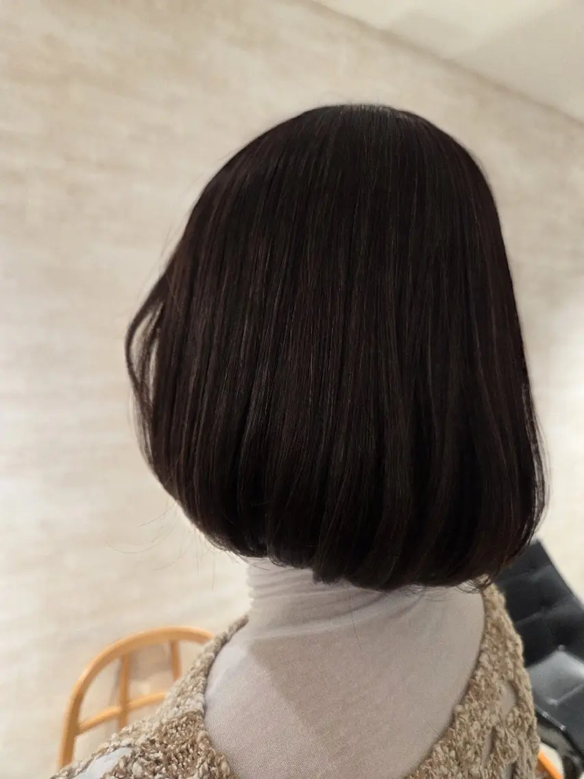 ミディアム ボブ ヘアカラー ✨似合わせカット✨ 小田　なつめのヘアスタイル