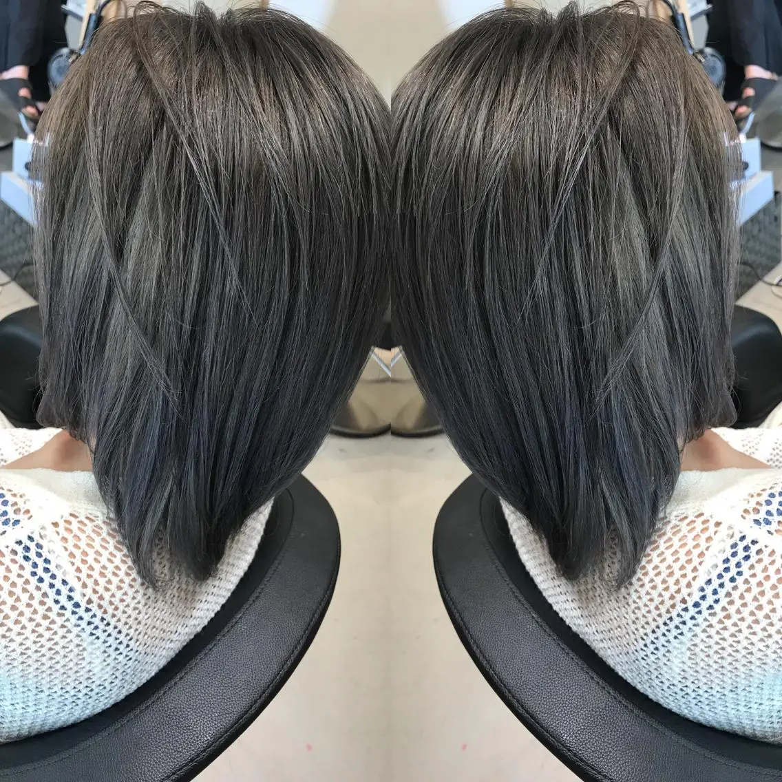 ショート カラー ブリーチ ヘアカラー 大久保 隆蔵のヘアスタイル