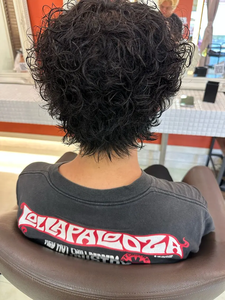 ショート メンズ メンズパーマ 三宅 壱輝のヘアスタイル