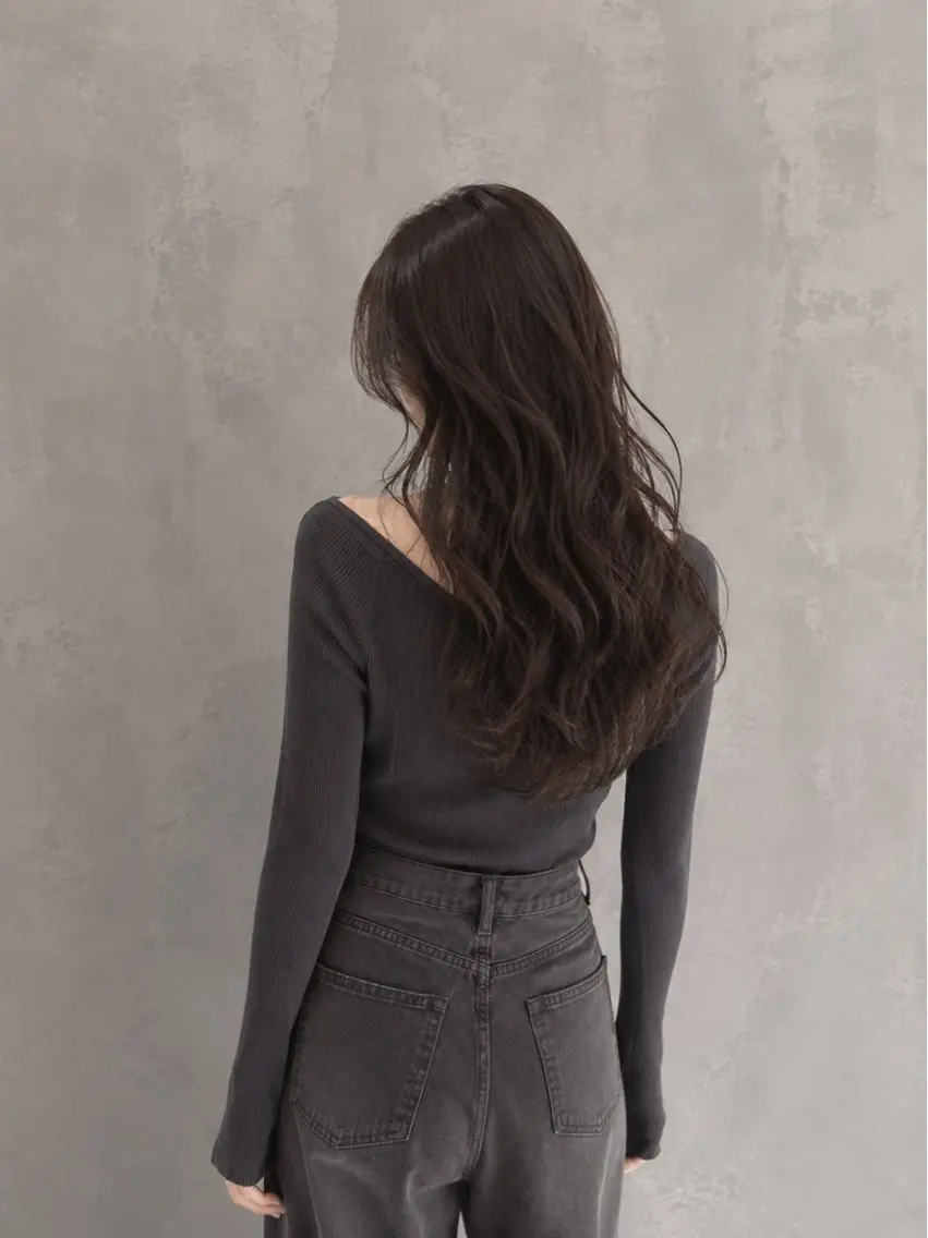 セミロング 🫧縮毛矯正 かとうよしき🫧のヘアスタイル