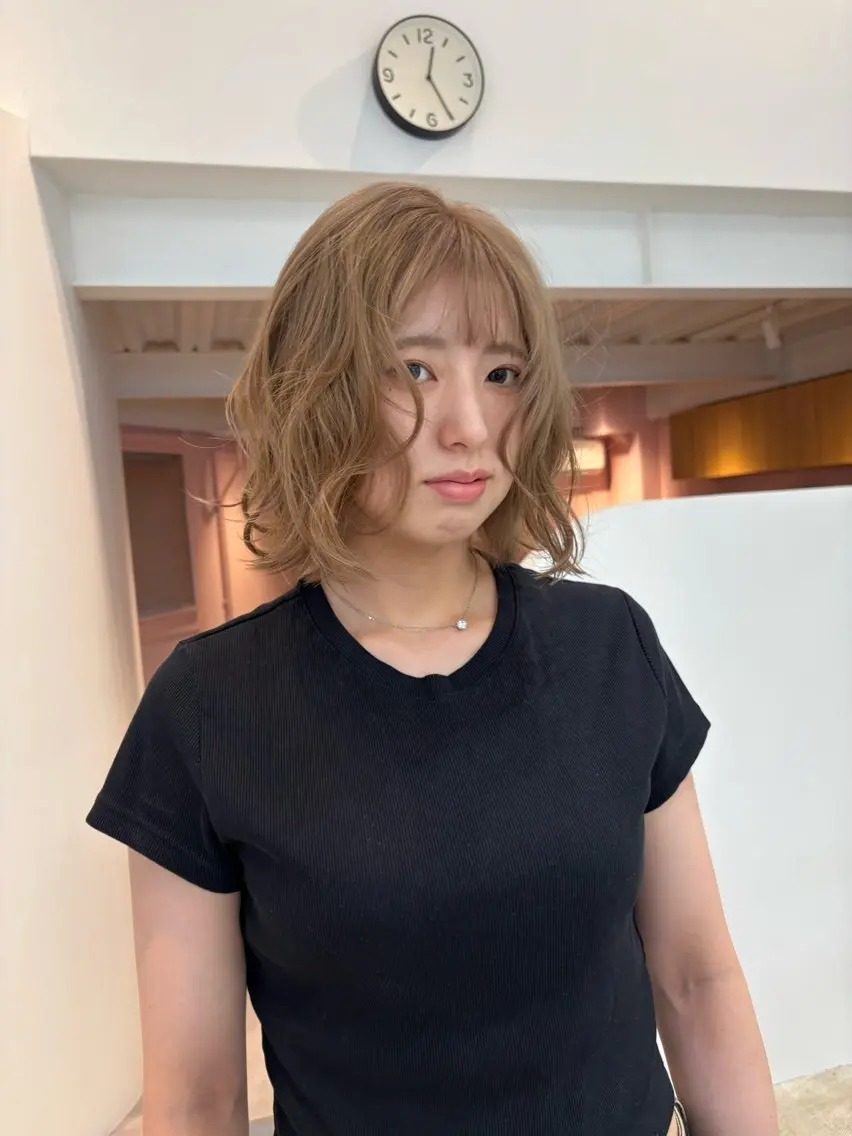 ミディアム カラー カット ヘアカラー enif ヤマグチアツコのヘアスタイル