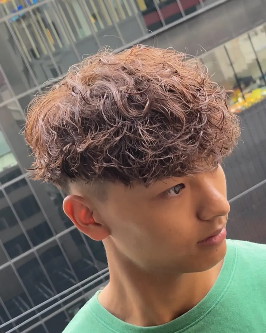 メンズ 「曲がる縮毛矯正」 メンズパーマ職人馬場のヘアスタイル
