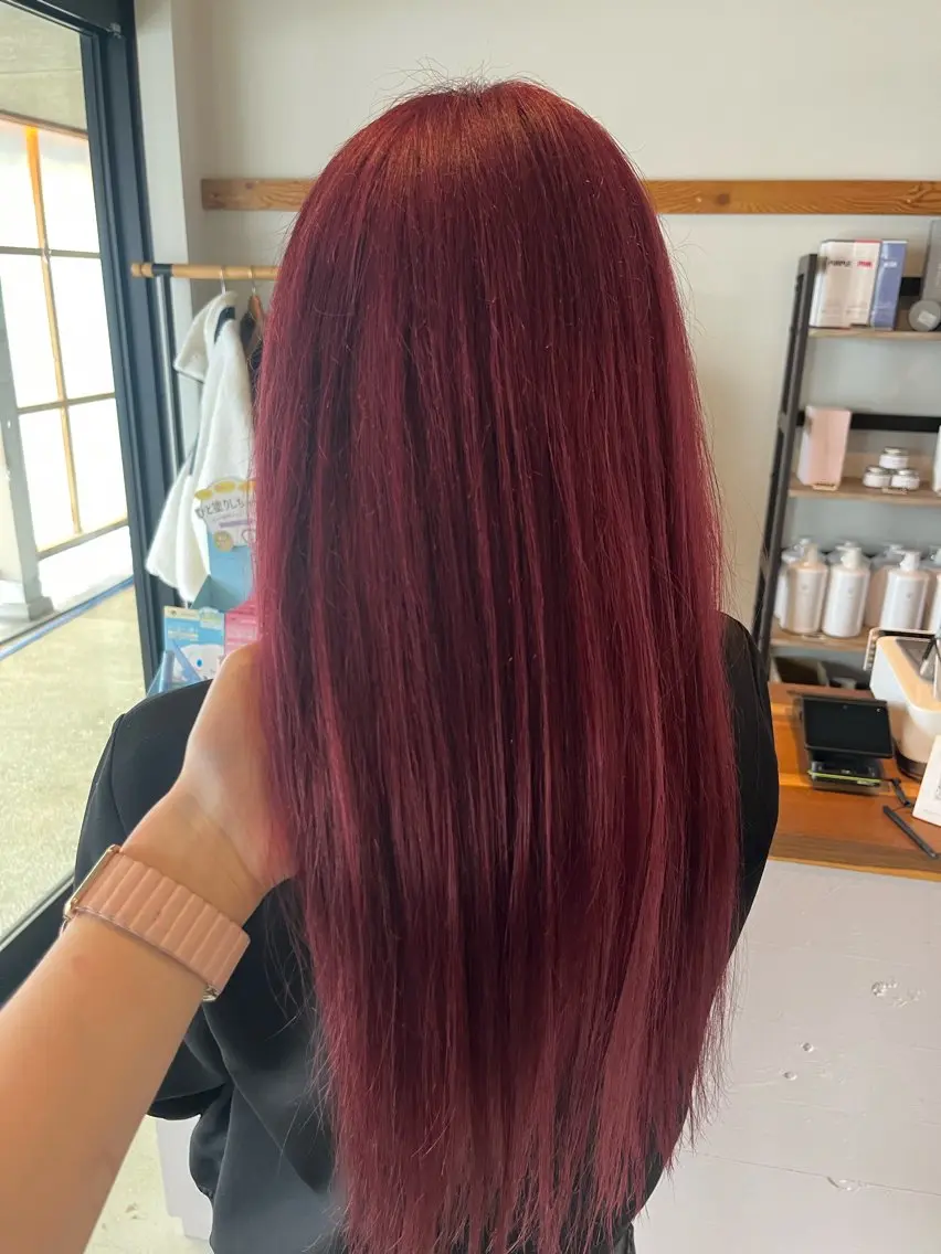 ブリーチなしダブルカラーの写真