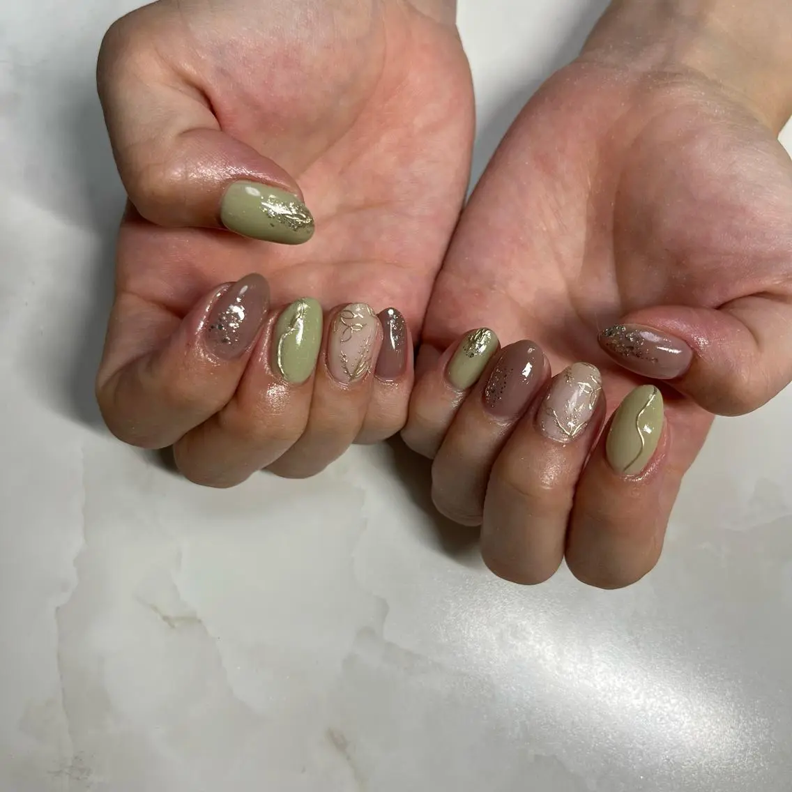カラー ネイル nail salon LNのネイルデザイン