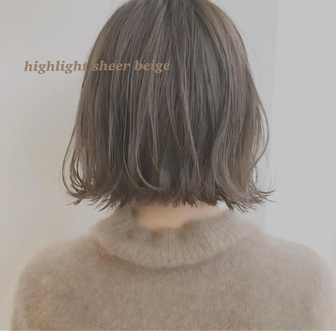 ショート カラー ヘアアレンジ ベージュカラー ハイライトカラー ハイライト topstylist 芳賀みなみのヘアスタイル