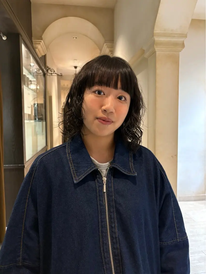 カット+パーマ(女性限定)の写真