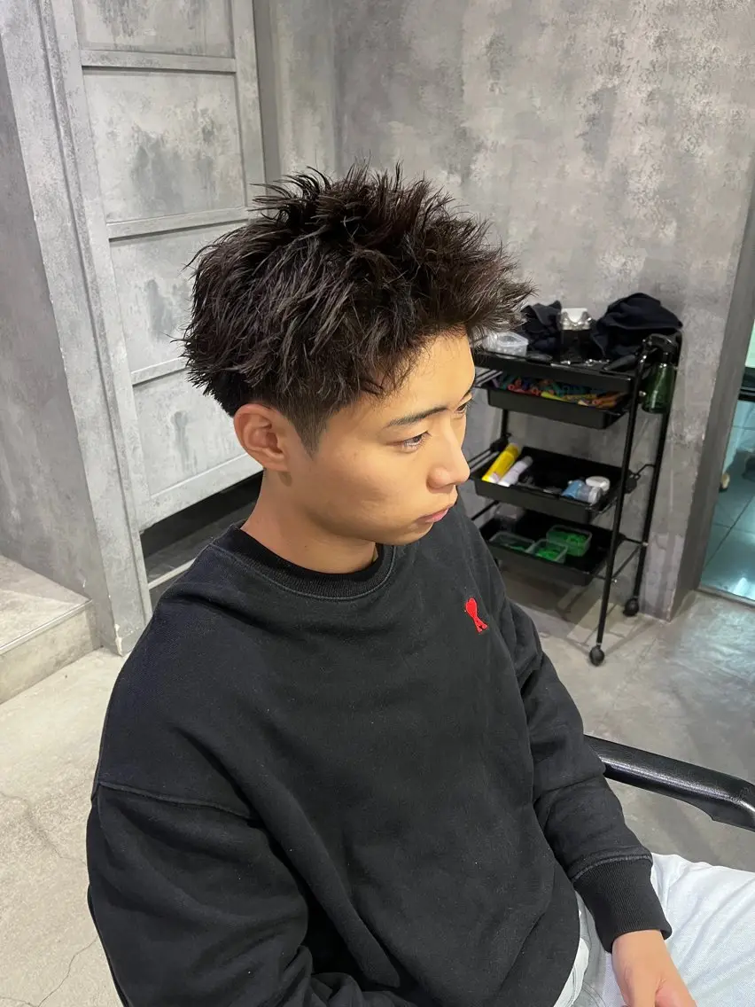 ショート パーマ メンズ ショートスタイル特化 ayumuのヘアスタイル