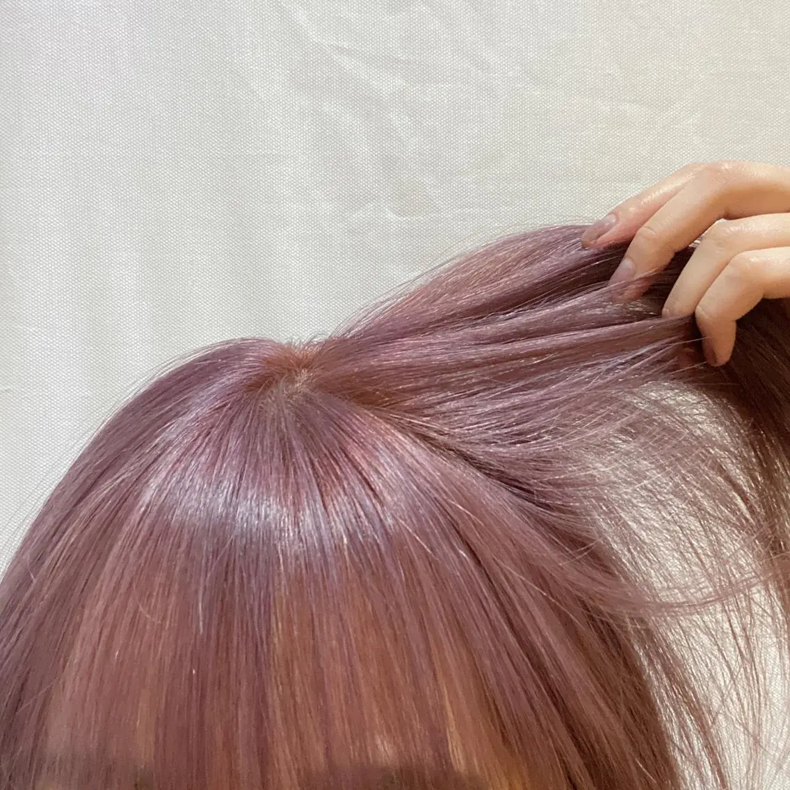 カラー ラベンダーカラー ラベンダーピンク ピンクカラー SALTWATER AYARIのヘアスタイル