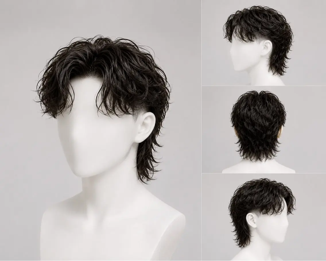 メンズ メンズパーマ パーマ メンズパーマ 本田 有里のヘアスタイル