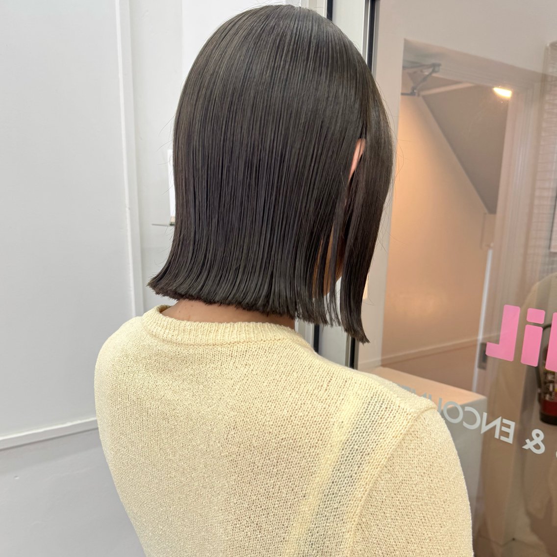 ミディアム カラー カット ヘアカラー トリートメント minori パーマ/透明感カラーのヘアスタイル