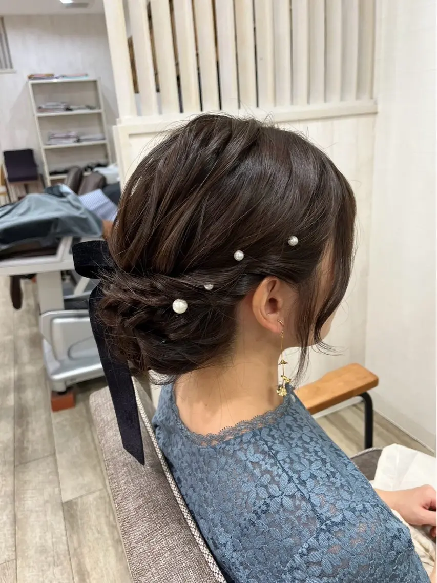ロング ヘアセット 艶髪カラー┊︎ レイヤーボブ🍀きりのヘアスタイル