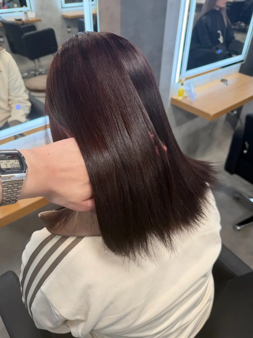 カラー ヘアカラー トリートメント 札幌透明感 👑ヒリュウのヘアスタイル