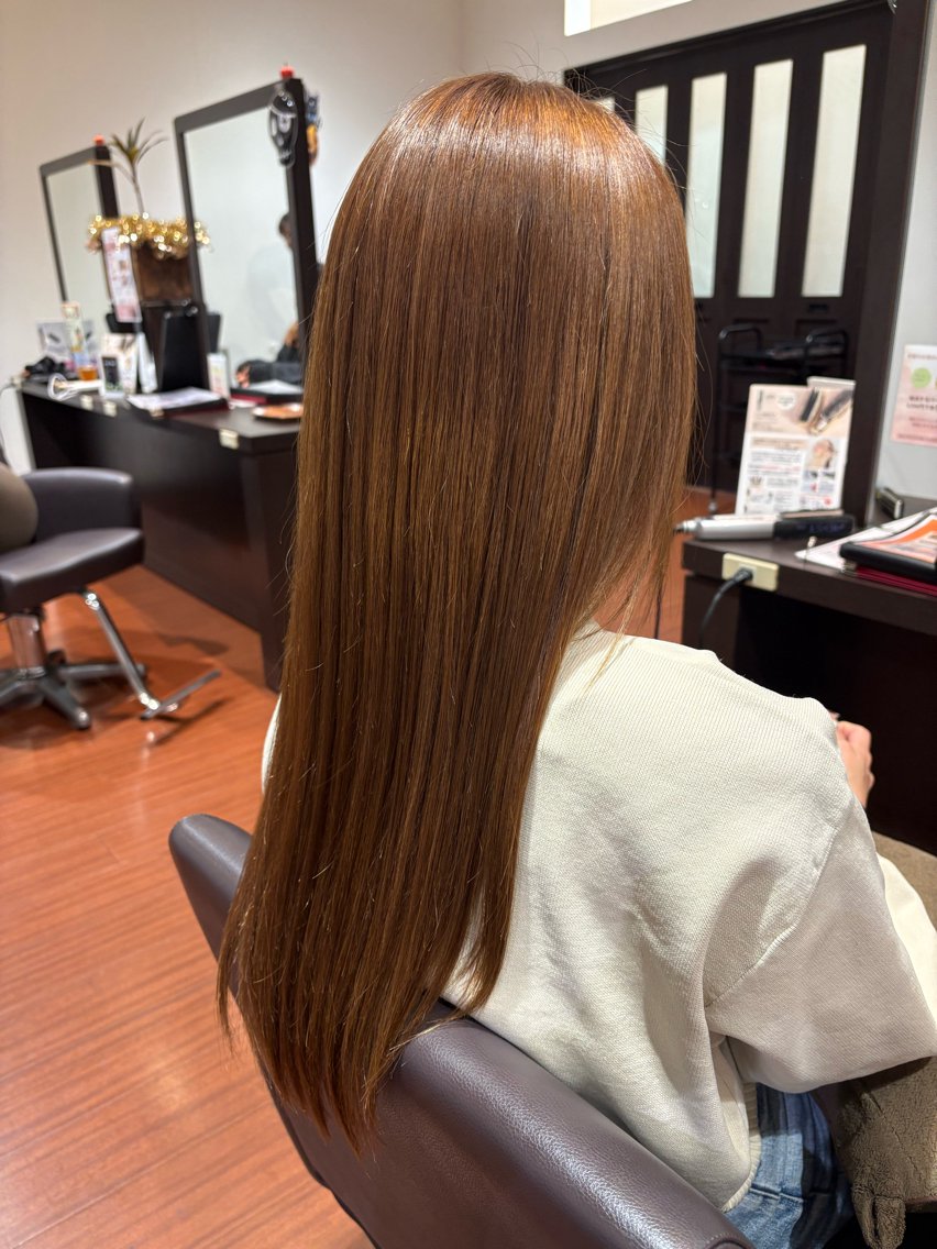 ロング 縮毛矯正 縮毛矯正 💜堀 有紀💜のヘアスタイル