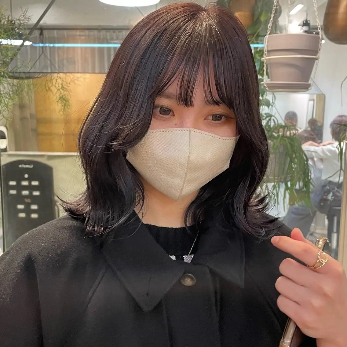 ミディアム 盛れる透明感カラー momokaのヘアスタイル