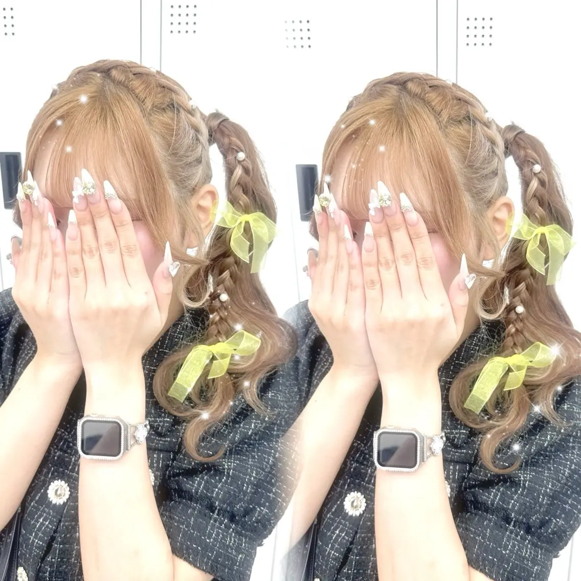ヘアアレンジ ヘアアレンジエクステ 推し活 さな👶🏻のヘアスタイル
