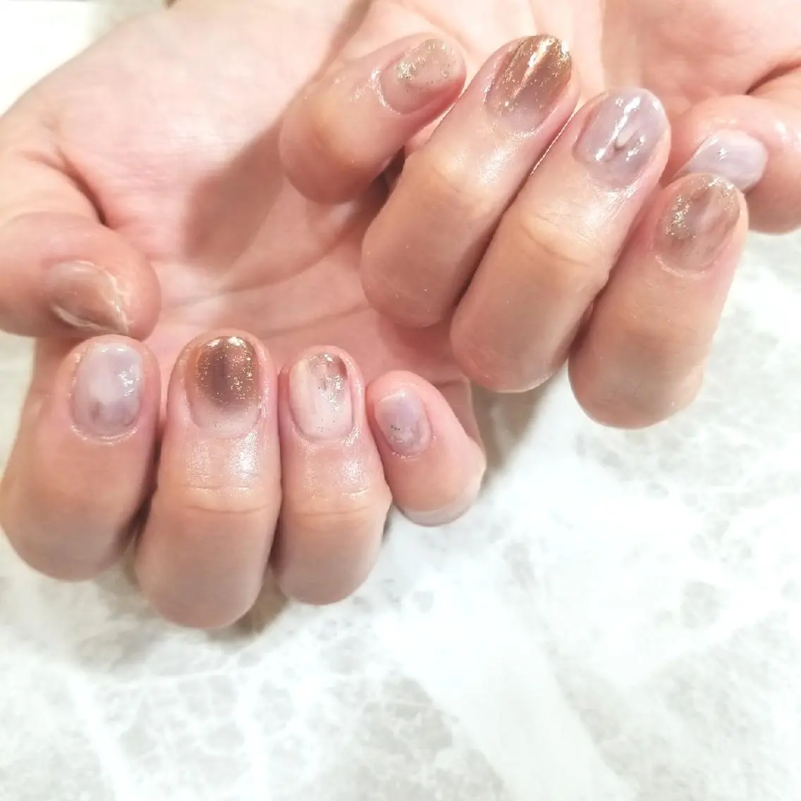ネイル ニュアンスネイル ハンドネイル nijiiro🌈 サトウのネイルデザイン