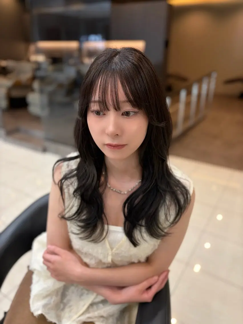 ロング カラー ヘアカラー トリートメント sakura / Blan ⟡.·のヘアスタイル