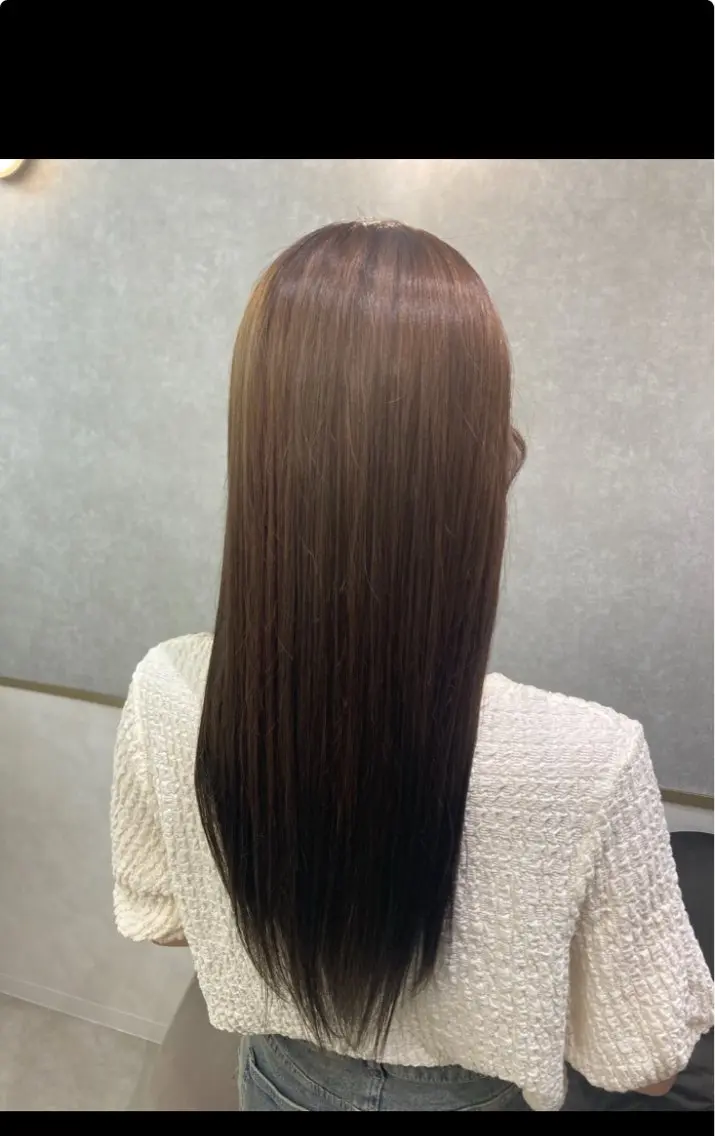 ロング カラー 髪質改善🫧 ミタセイヤのヘアスタイル