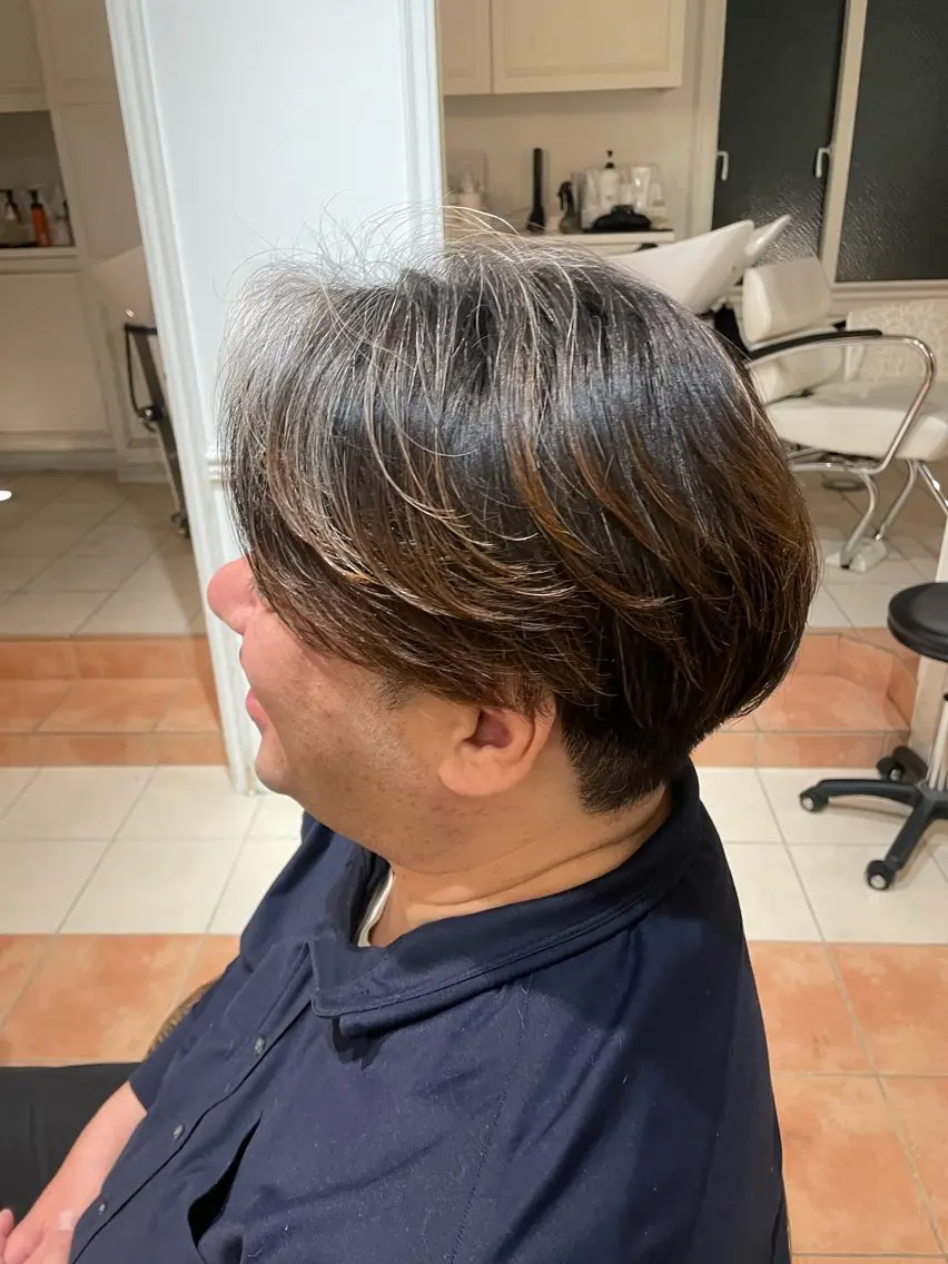 パーマ 岡多 麗奈のヘアスタイル