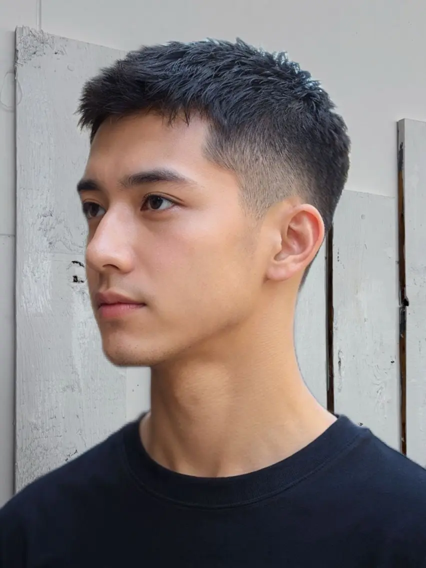 メンズ 透明感艶カラー SALTOすずのヘアスタイル