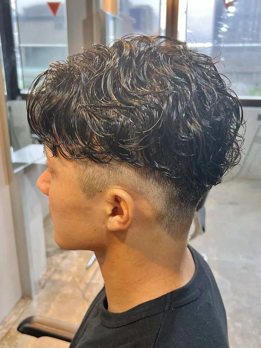 ショート パーマ メンズ メンズパーマ職人 加藤 弘貴のヘアスタイル