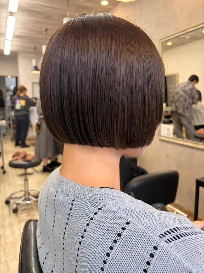 ミディアム カット 縮毛矯正 トリートメント 🌻柳谷 心渚🌻のヘアスタイル