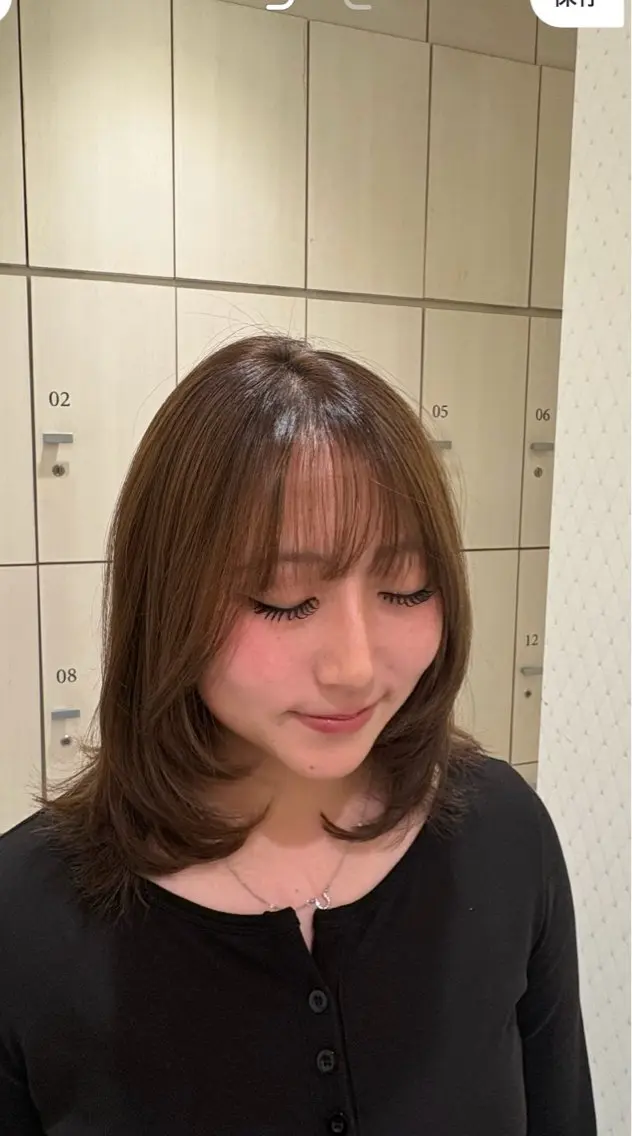 ミディアム レイヤーカット/ YUZUYU🎀のヘアスタイル
