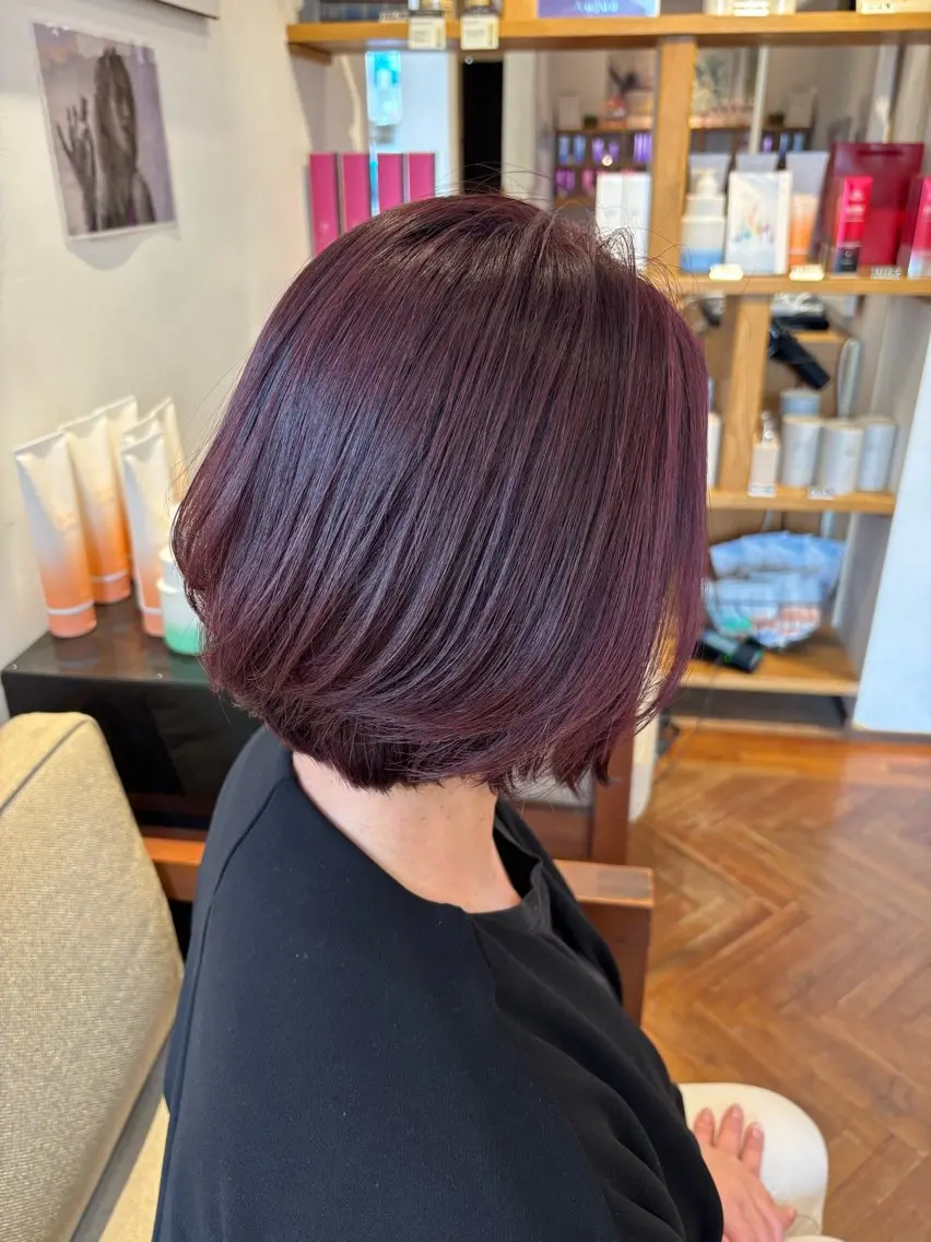 ショート カラー ヘアカラー 高木 櫻のヘアスタイル