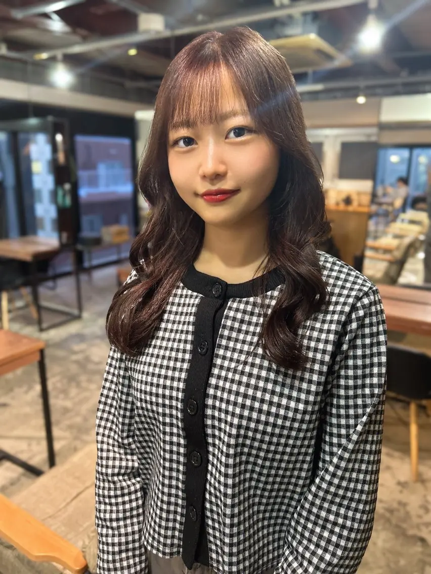 ロング カラー ヘアカラー トリートメント ダブルカラー/ 艶髪/SHISEIのヘアスタイル