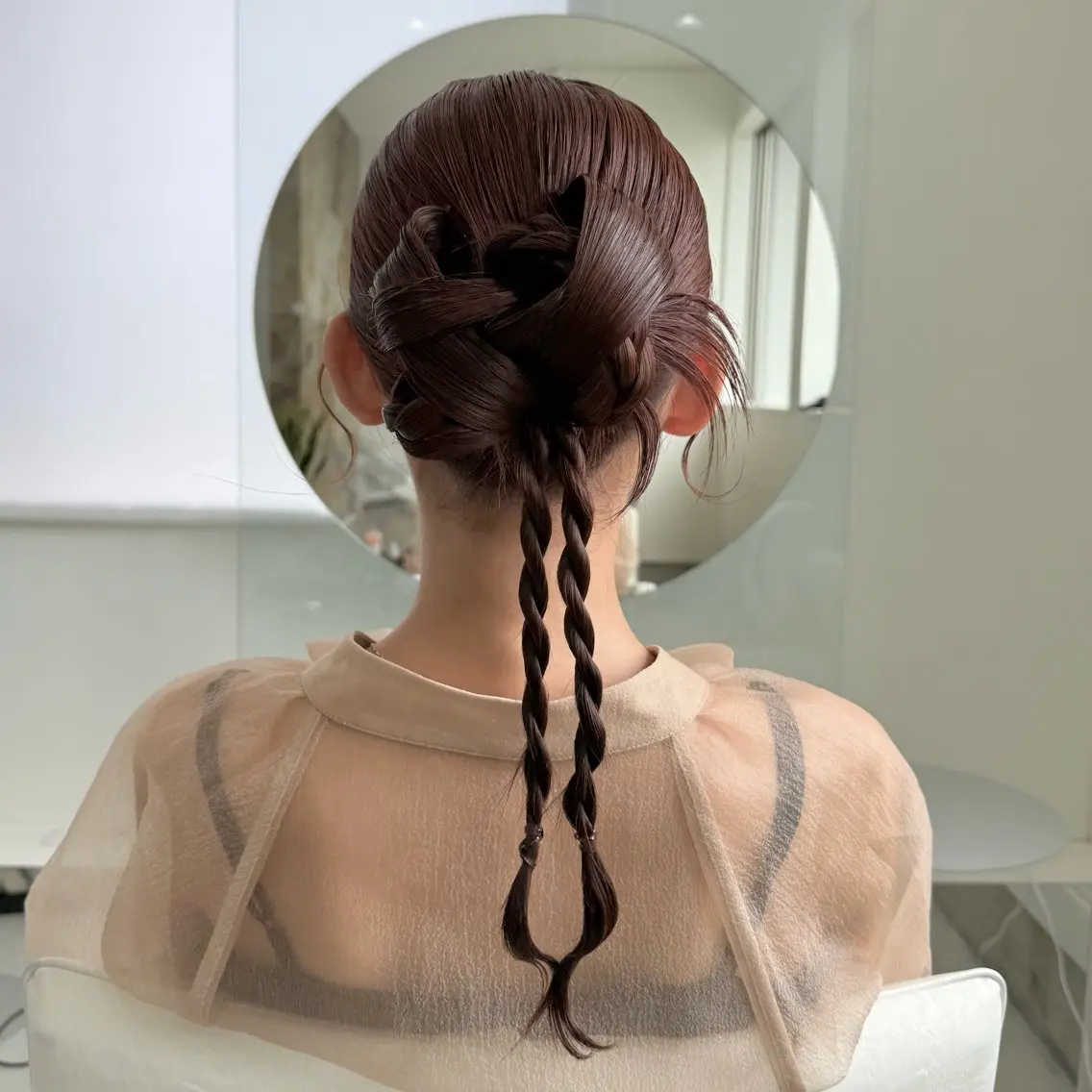 ヘアアレンジ ヘアセット niw yuiのヘアスタイル