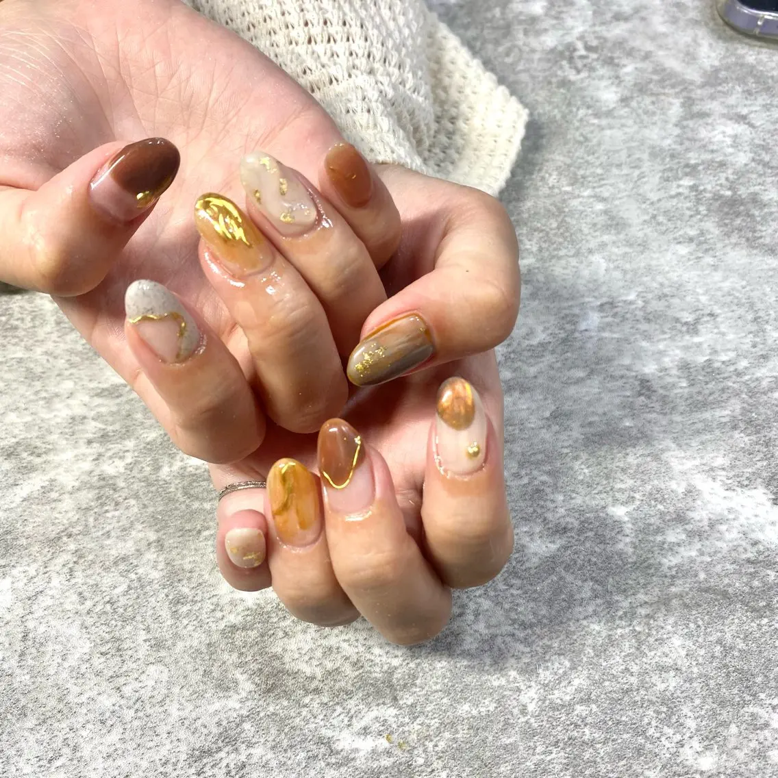 ネイル ラメ(グリッター) ニュアンスネイル ハンドネイル ★Rinail... .のネイルデザイン