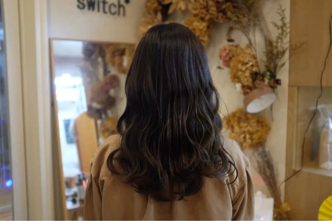 ロング レイヤーカット 金城 美沙のヘアスタイル