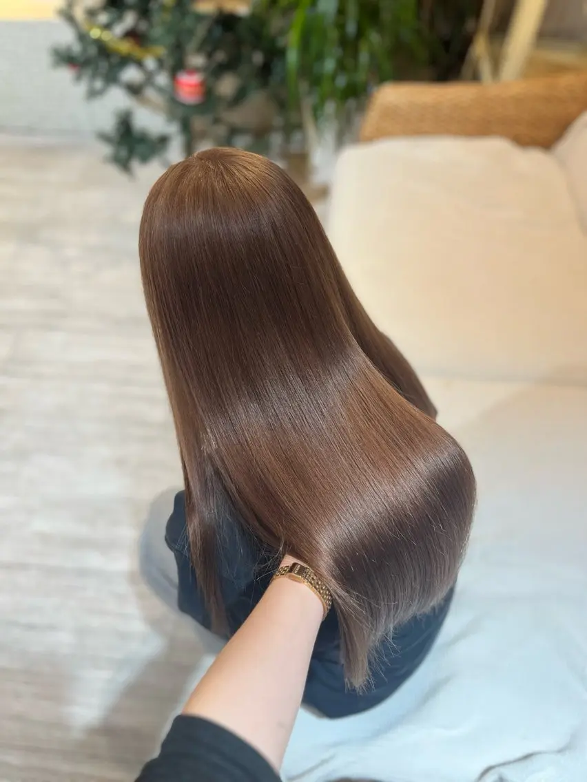 カラー ʜᴀʀᴜɴᴇ💖／ 艶髪、ツヤカラーのヘアスタイル