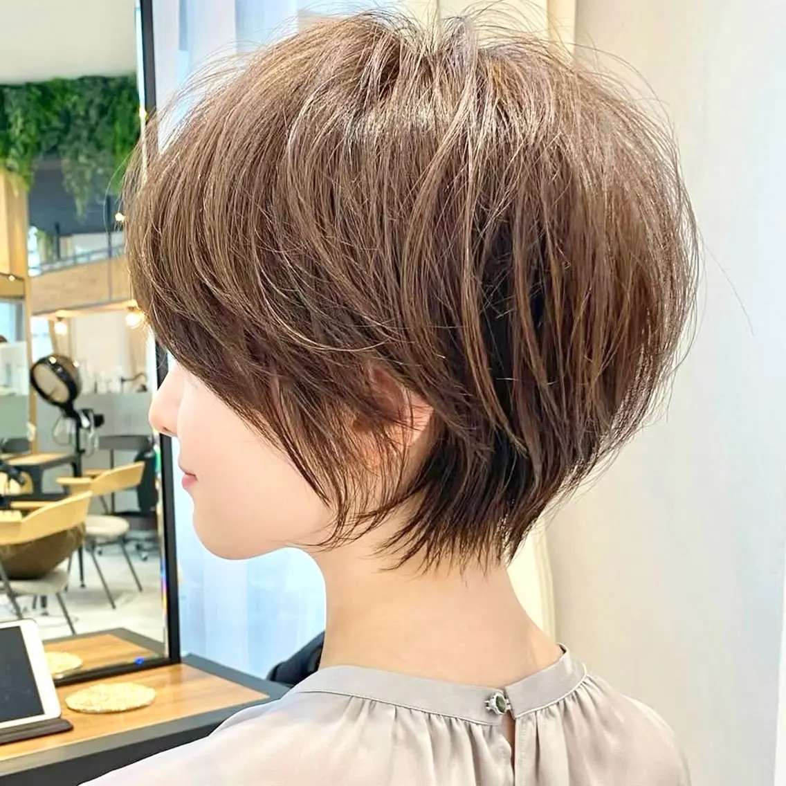 【☔️梅雨前オススメ☔️】似合わせショート➕美髪縮毛矯正➕ケアTR✨28,600円➡️6,000円【税込】の写真