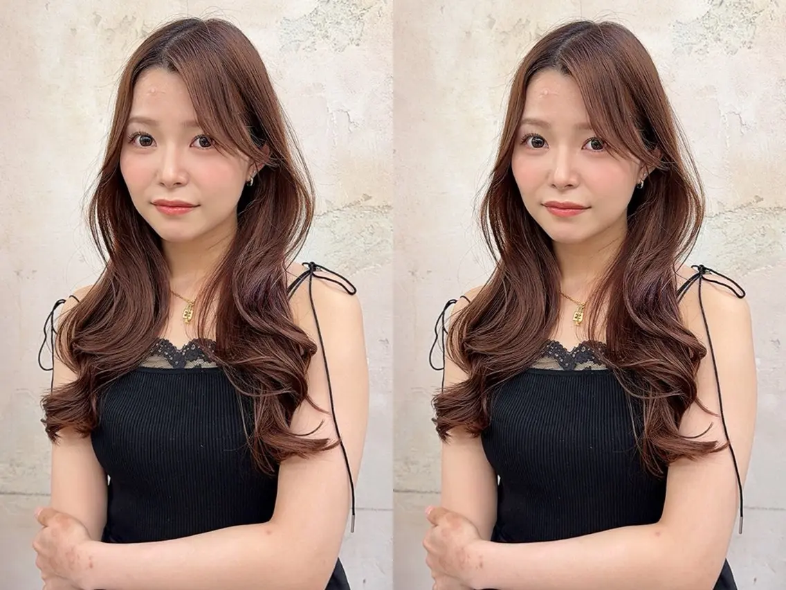 セミロング カット ヘアカラー トリートメント ハイトーン/髪質改善 honoka🌺のヘアスタイル