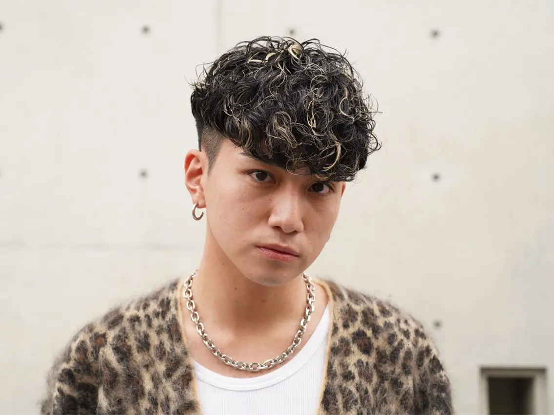 カラー パーマ メンズ 当日予約⭕️ 太田のヘアスタイル