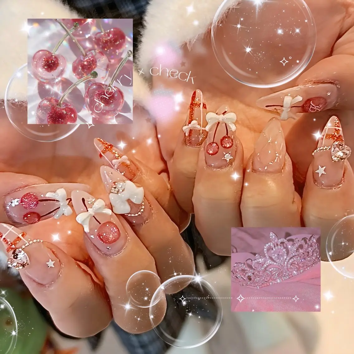 ネイル ガーリー ワンホンネイル ハンドネイル nail salon popoのネイルデザイン