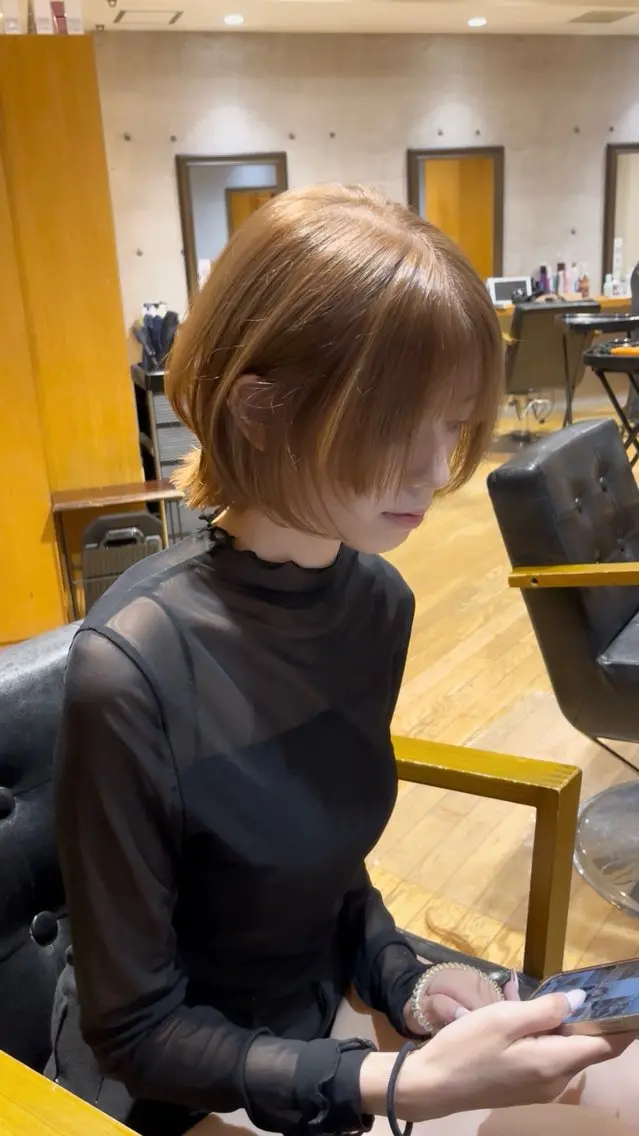 ショート カット ヘアカラー トリートメント asumi/ 池袋/スタイリストのヘアスタイル
