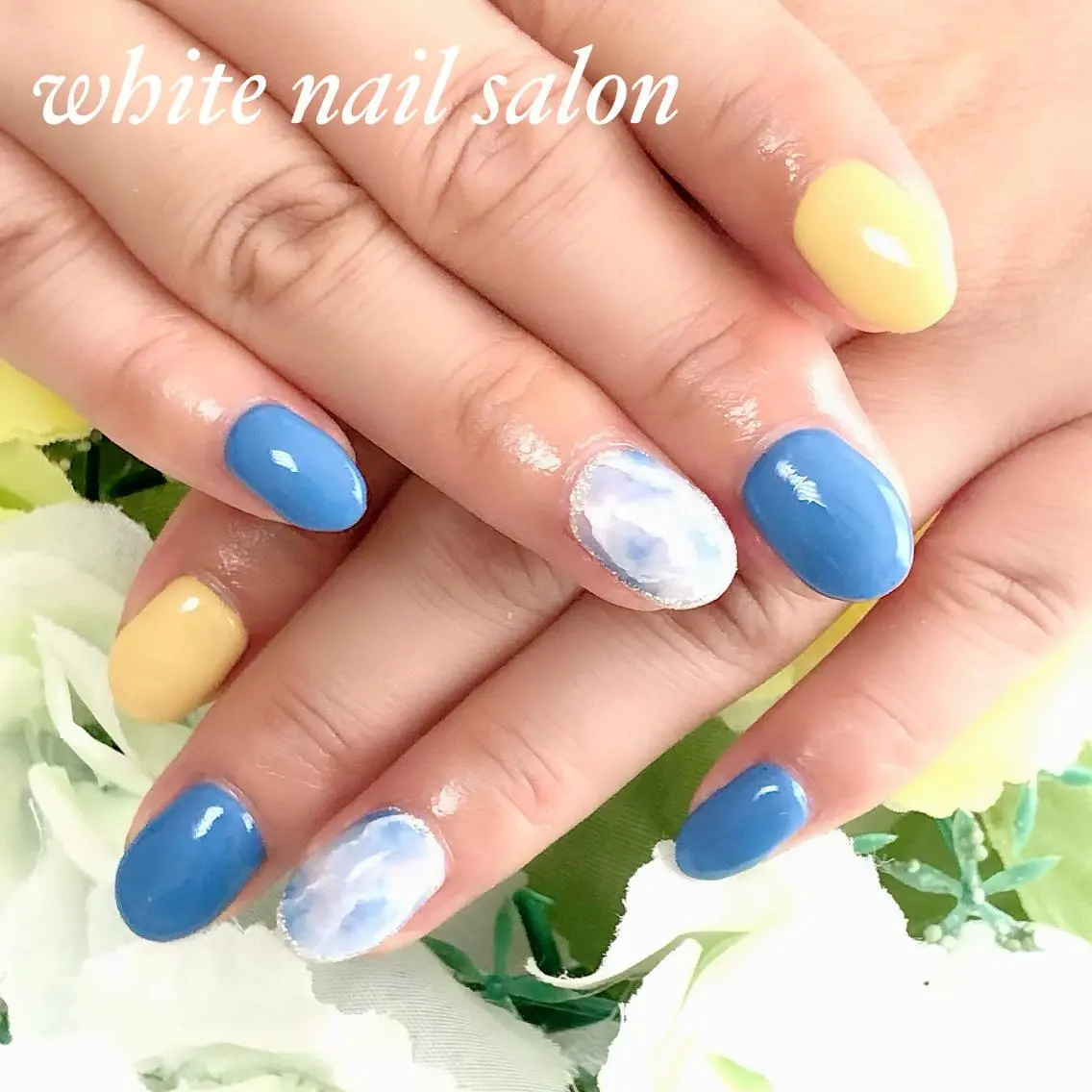 ネイル アートネイル フレンチネイル ジェルネイル ハードジェル 持ち込み ハンドネイル white nail salonのネイルデザイン