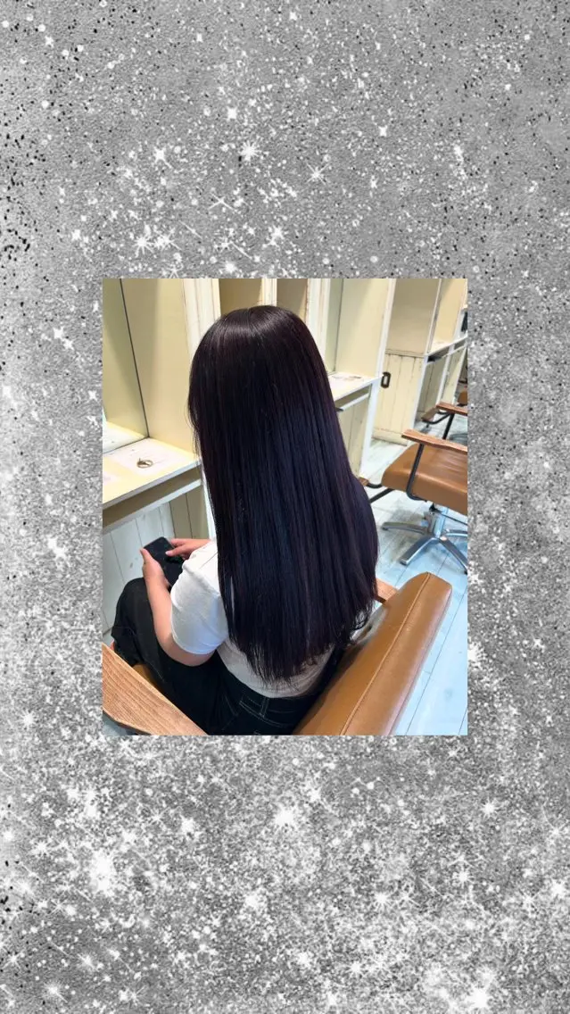 ロング ヘアカラー トリートメント 🐈‍⬛八木風歌 ifh飯塚🐈‍⬛のヘアスタイル