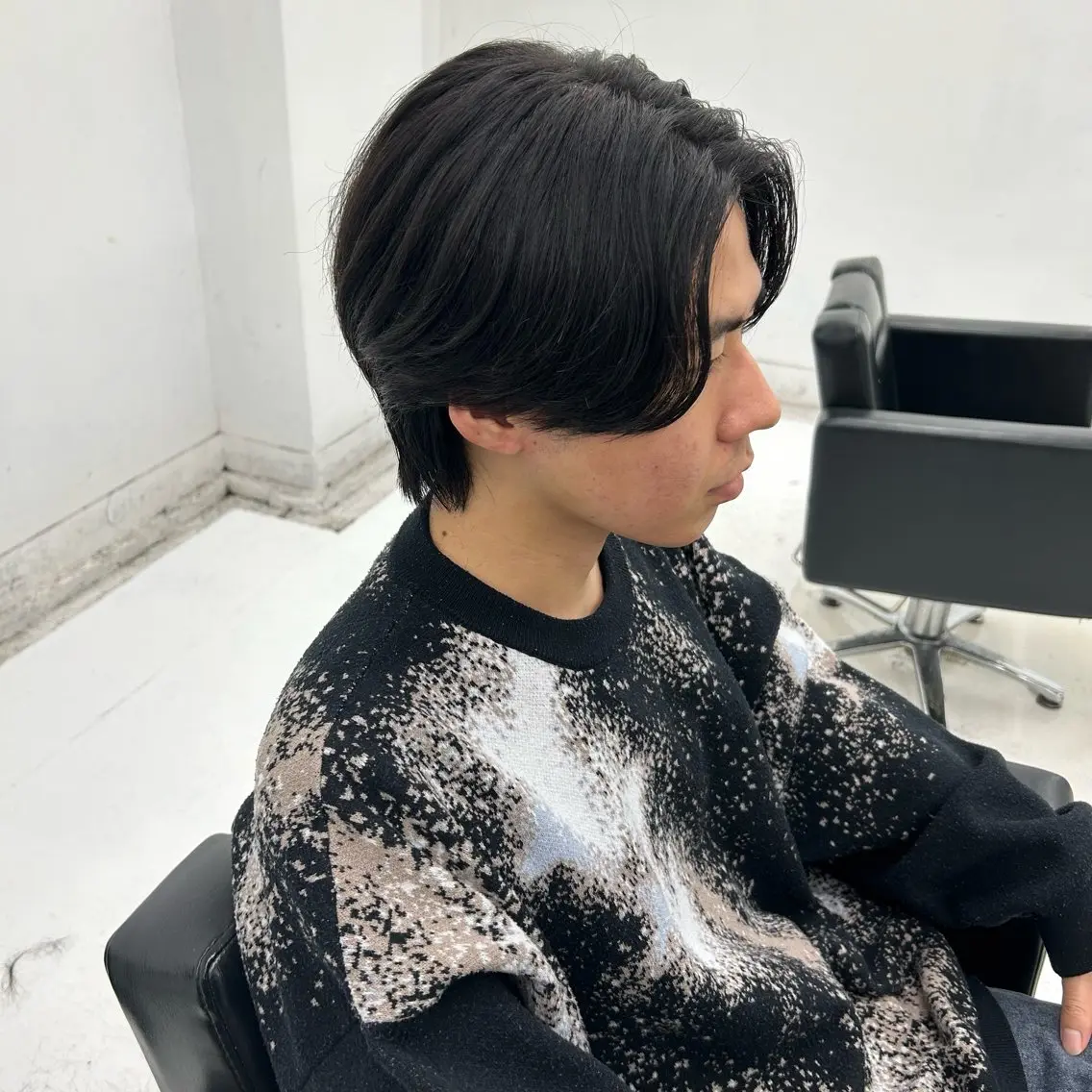 ショート メンズ センターパート カット 【メンズパーマ特化】 🍏網中勇喜のヘアスタイル