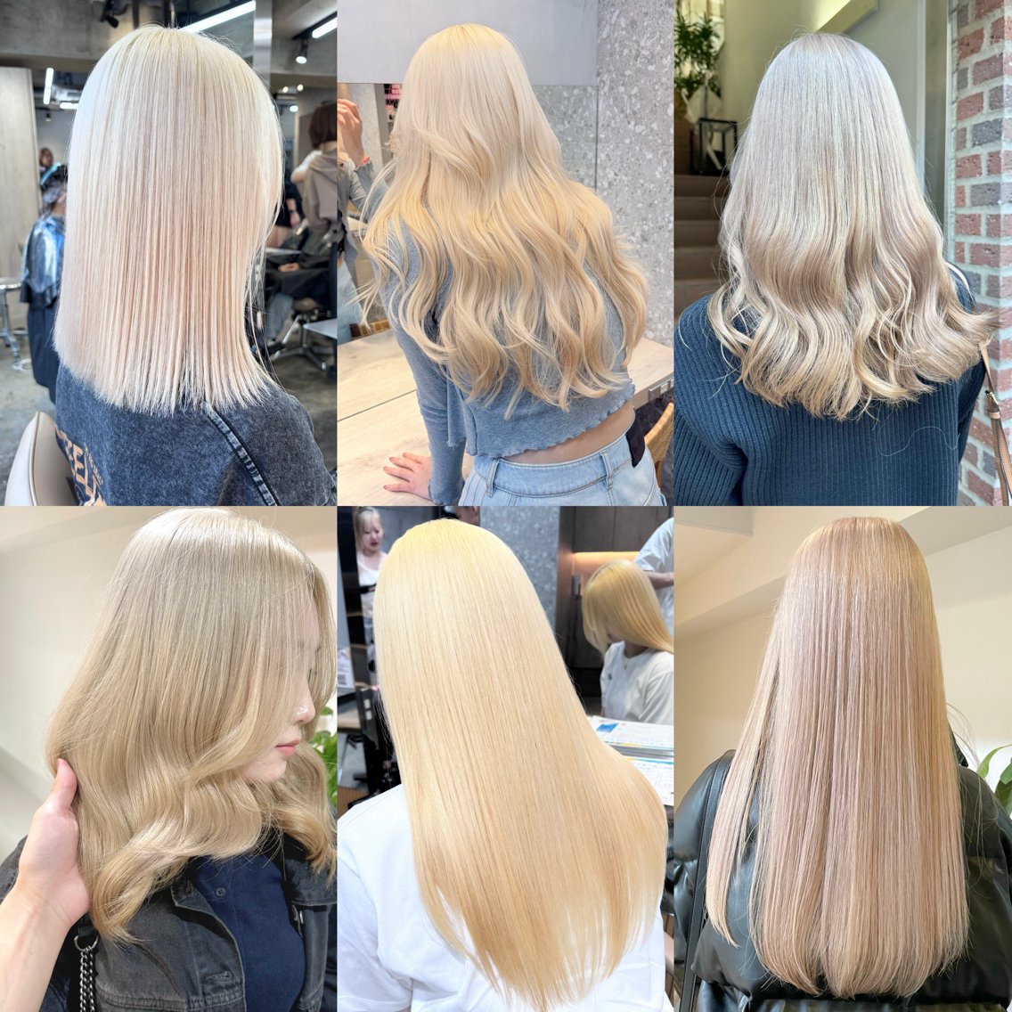 ロング カラー ヘアカラー トリートメント 自分らしさと愛され ハイトーンカラーみわのヘアスタイル