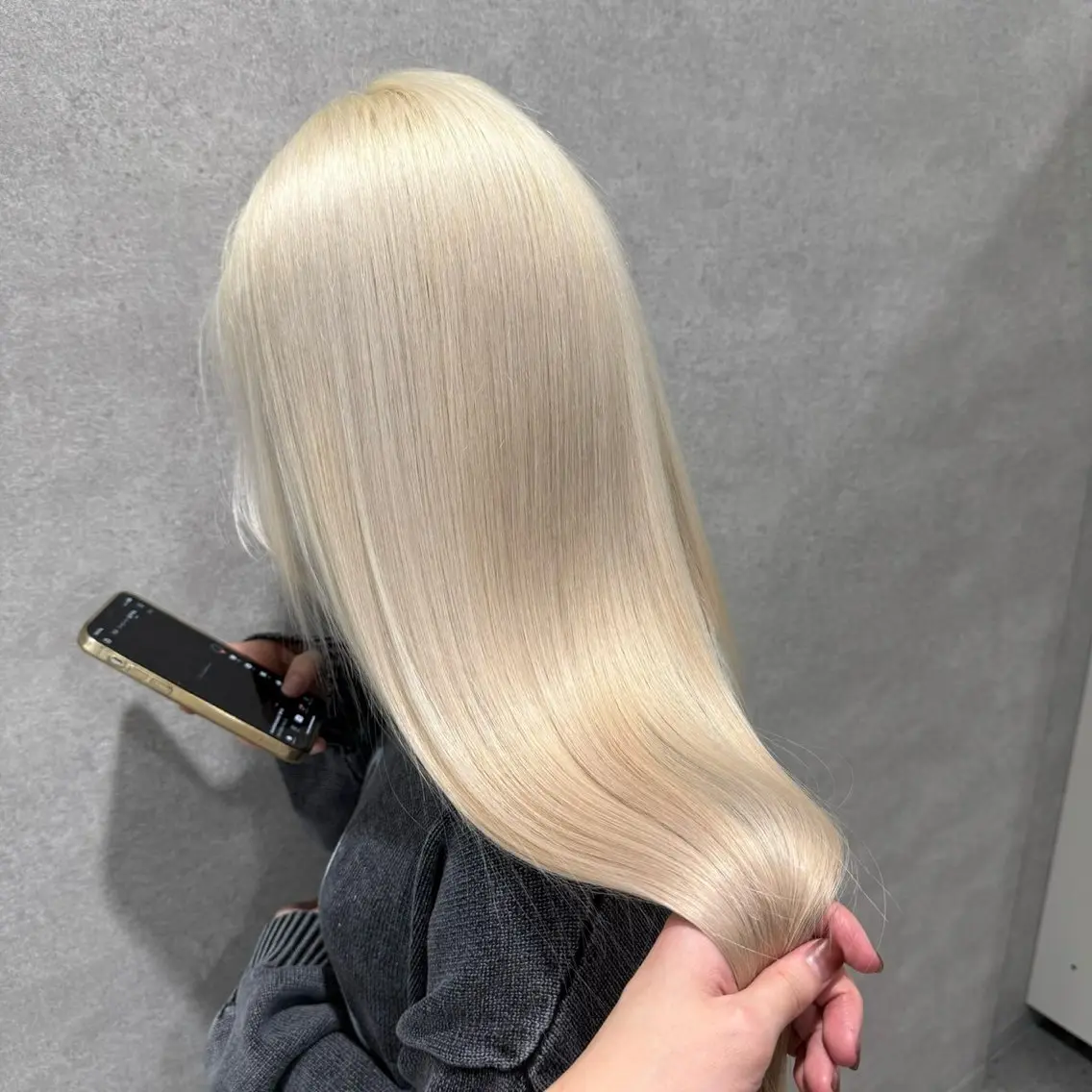 ブリーチありケアダブルカラー🎀(施術時間3時間〜4時間)の写真