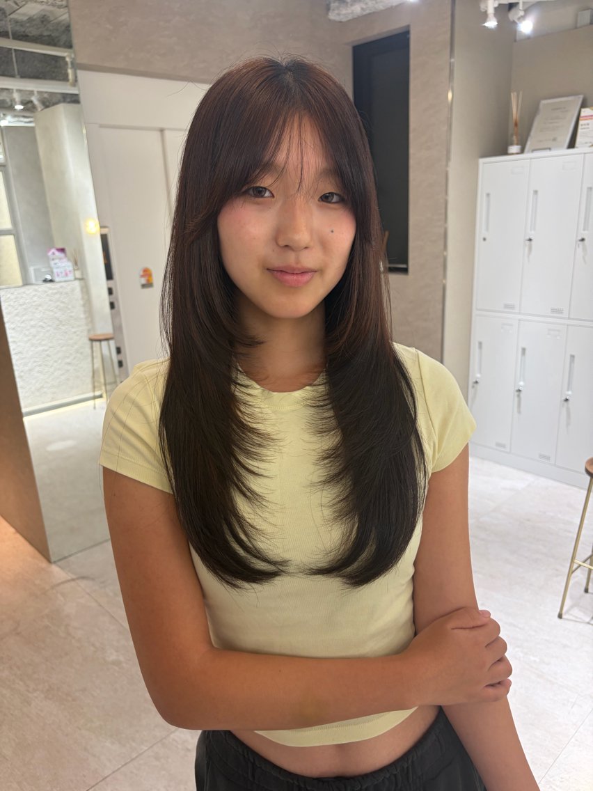 ロング TLUUS/大阪梅田 ボブ ショート✨️蓮のヘアスタイル