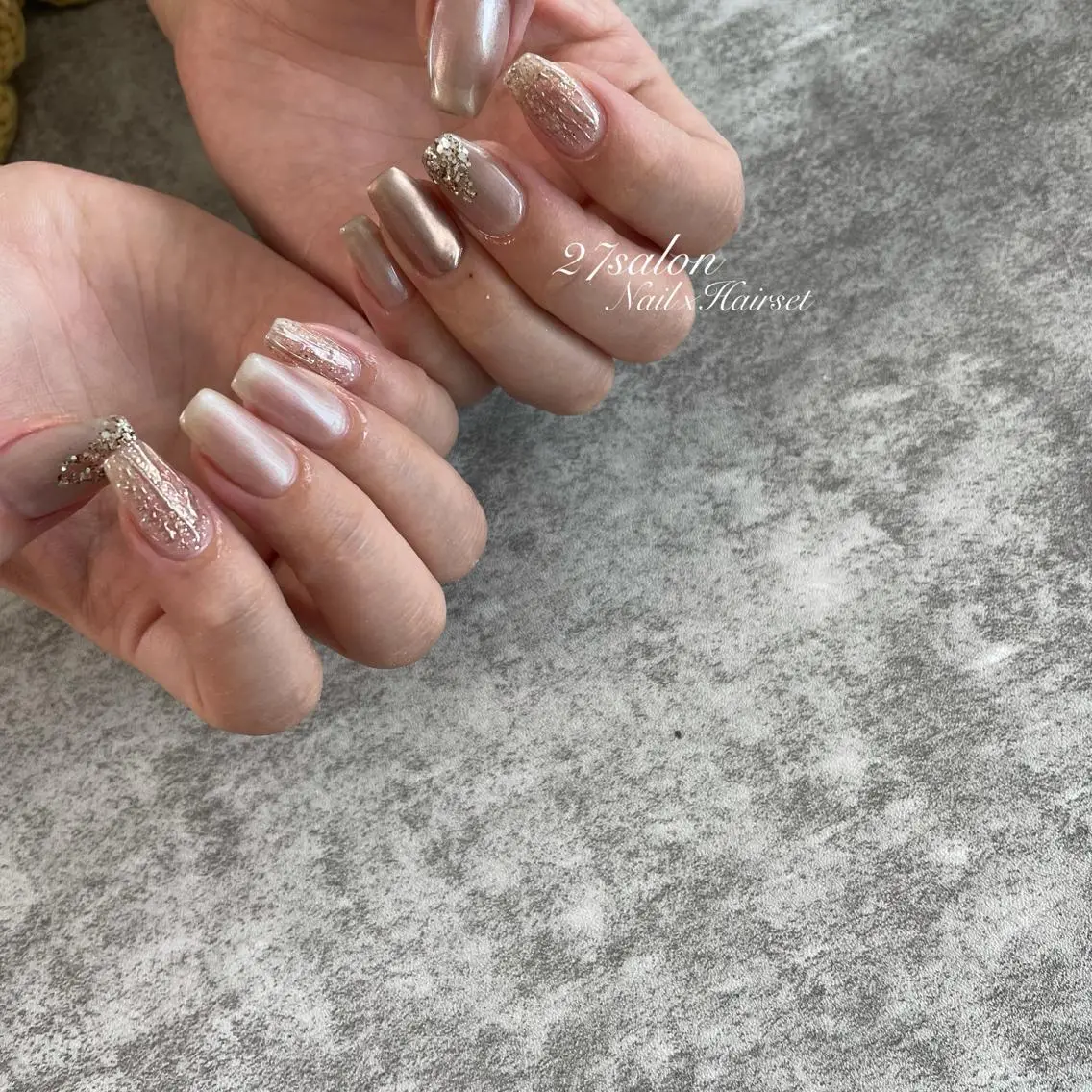ネイル ニュアンスネイル 27salon yuinaのネイルデザイン