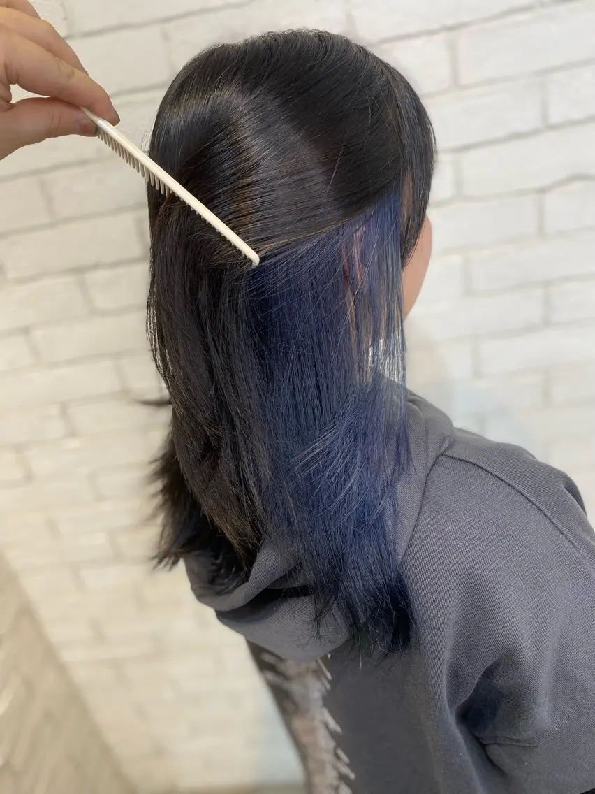 セミロング カラー ヘアカラー ヨシダ フミノリのヘアスタイル