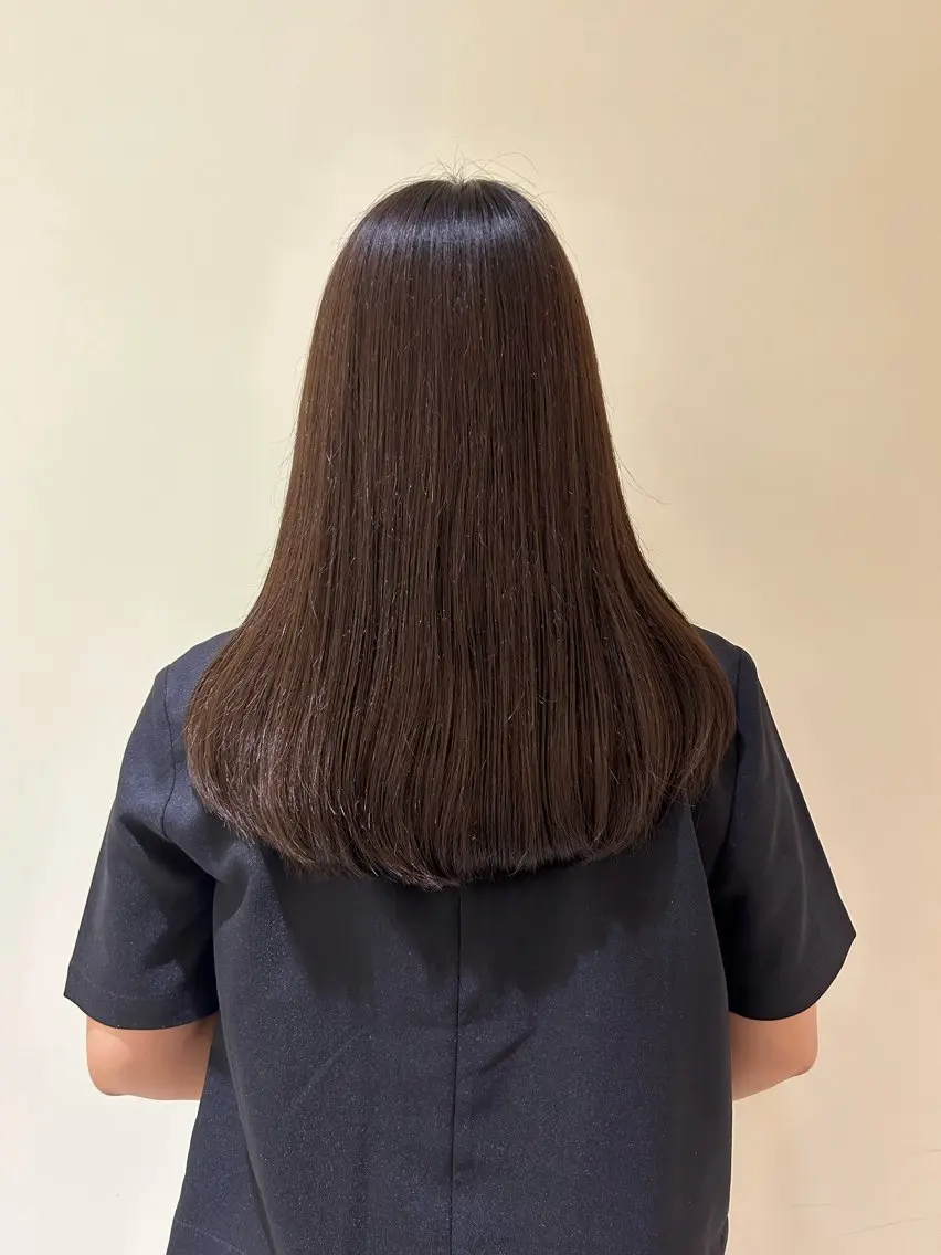 ロング 田中 樹奈のヘアスタイル