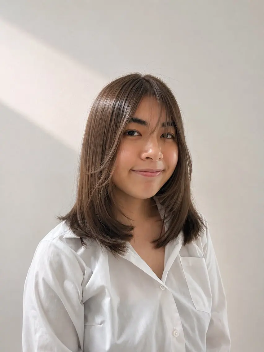 ミディアム 縮毛矯正 モデル様募集中🍒/ soraのヘアスタイル