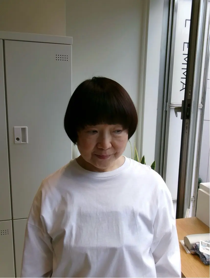 ショート カラー 黒髪 ケアカラー カット ヘアカラー 未来の髪質改善美容師 塚平陽叶里のヘアスタイル